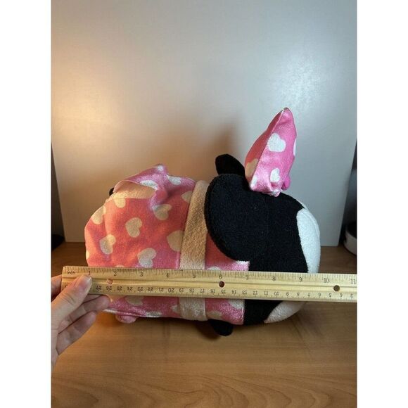 Disney Tsum Tsum Minnie Mouse Pink White Large Plush Stuffed Toy Doll - Picture 6 of 8